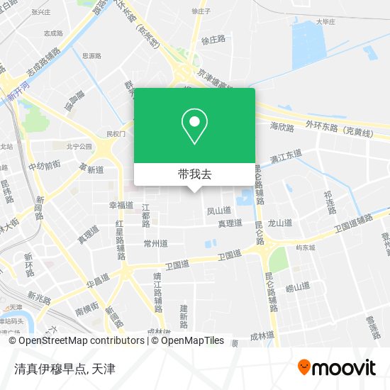 清真伊穆早点地图