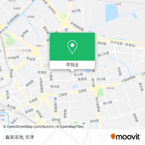 鑫泉浴池地图