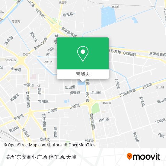 嘉华东安商业广场-停车场地图