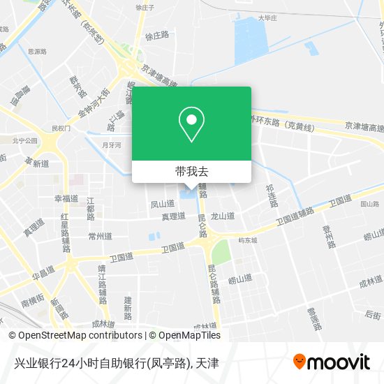 兴业银行24小时自助银行(凤亭路)地图
