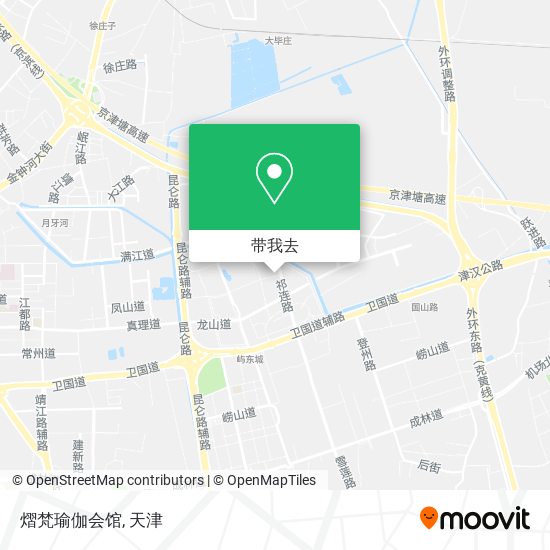 熠梵瑜伽会馆地图