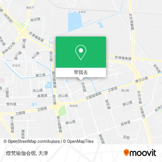 熠梵瑜伽会馆地图