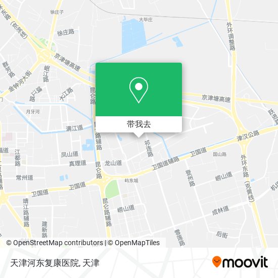 天津河东复康医院地图