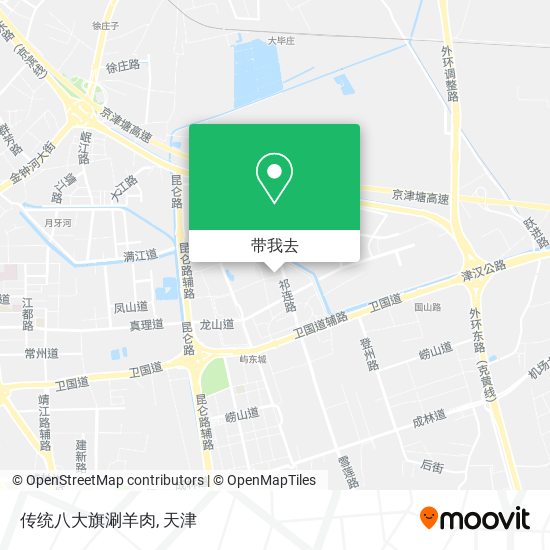 传统八大旗涮羊肉地图