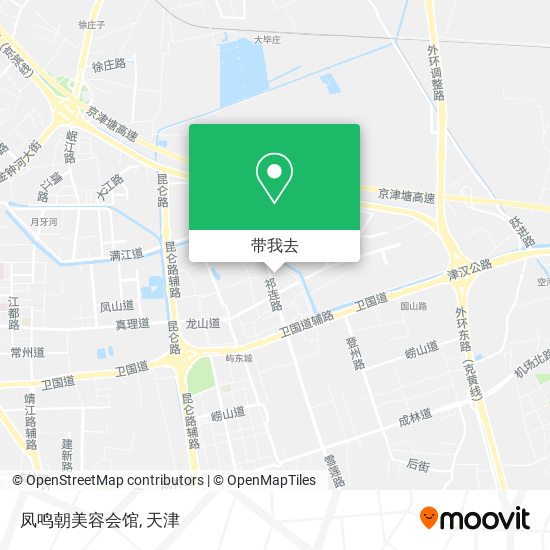 凤鸣朝美容会馆地图