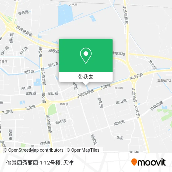 俪景园秀丽园-1-12号楼地图