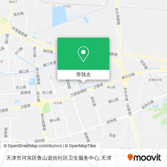 天津市河东区鲁山道街社区卫生服务中心地图