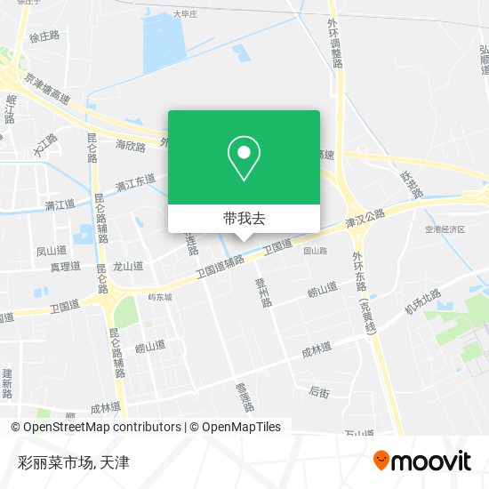 彩丽菜市场地图