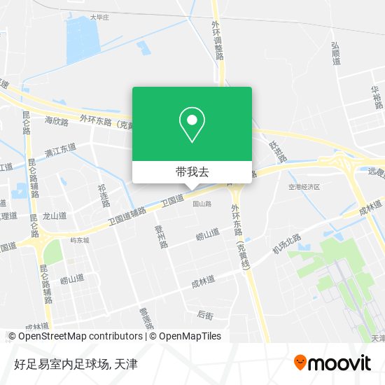好足易室内足球场地图