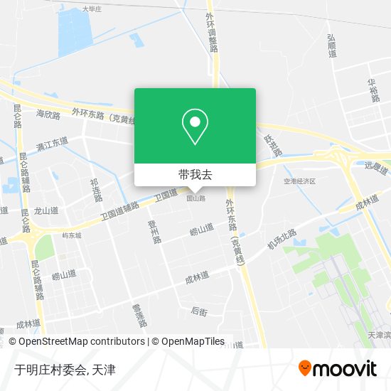 于明庄村委会地图
