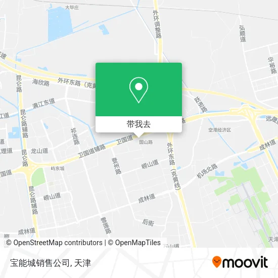 宝能城销售公司地图