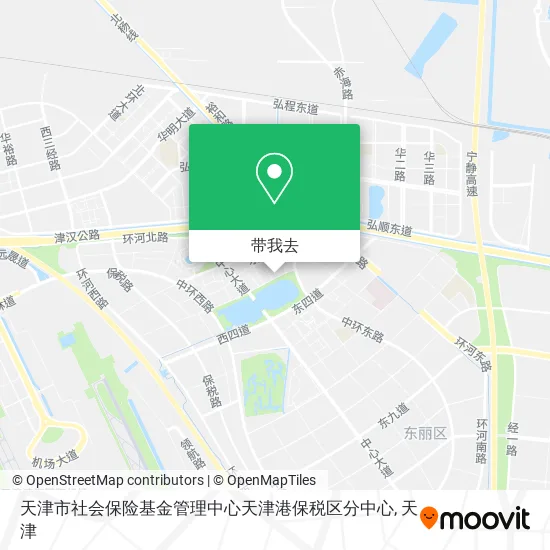 天津市社会保险基金管理中心天津港保税区分中心地图