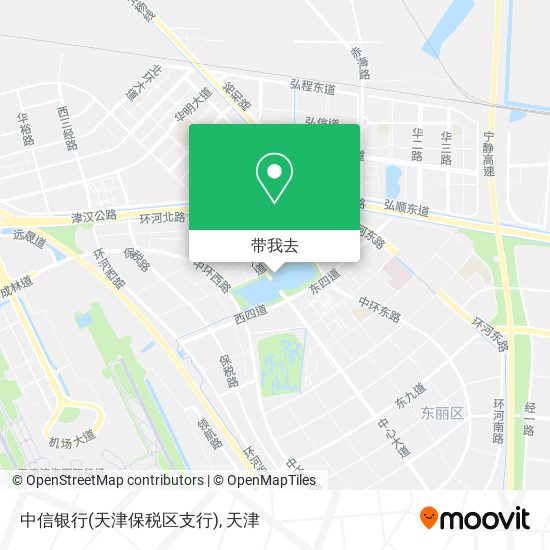 中信银行(天津保税区支行)地图