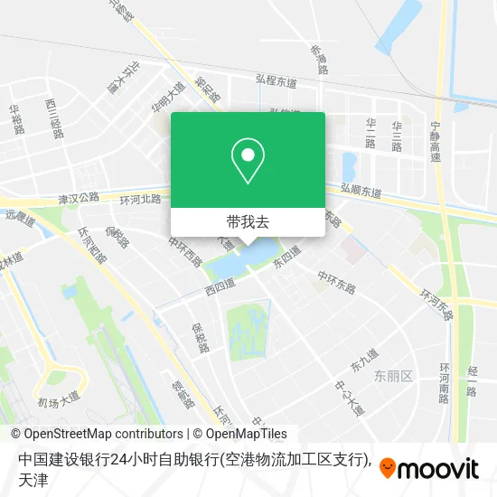 中国建设银行24小时自助银行(空港物流加工区支行)地图
