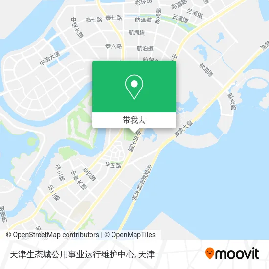 天津生态城公用事业运行维护中心地图