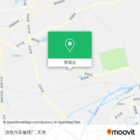 洪凯汽车修理厂地图