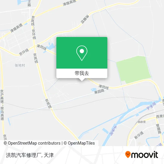 洪凯汽车修理厂地图
