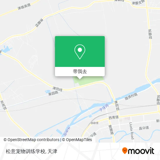 松意宠物训练学校地图
