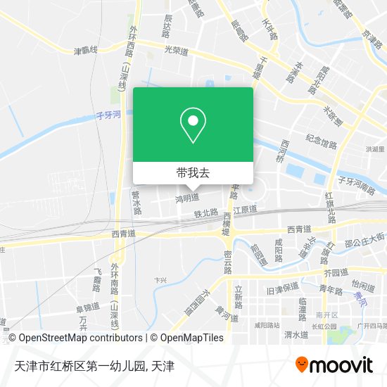 天津市红桥区第一幼儿园地图
