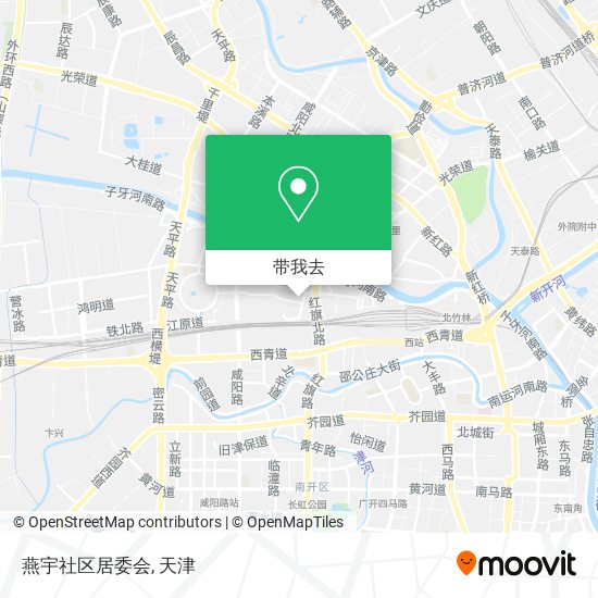 燕宇社区居委会地图