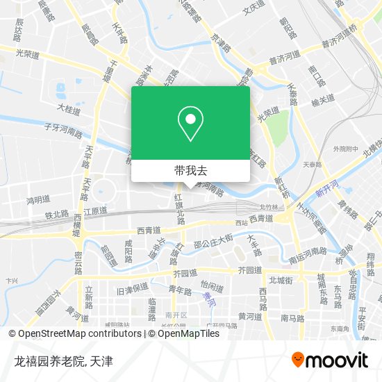龙禧园养老院地图