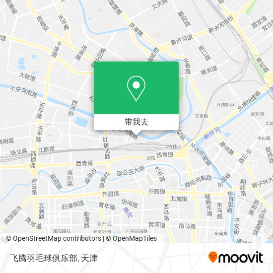 飞腾羽毛球俱乐部地图