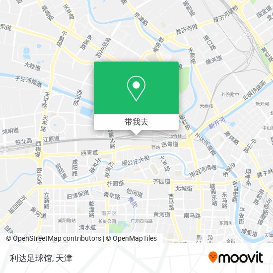 利达足球馆地图