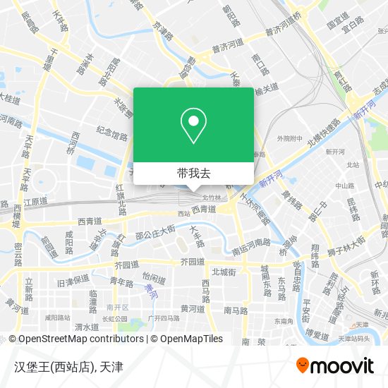 汉堡王(西站店)地图