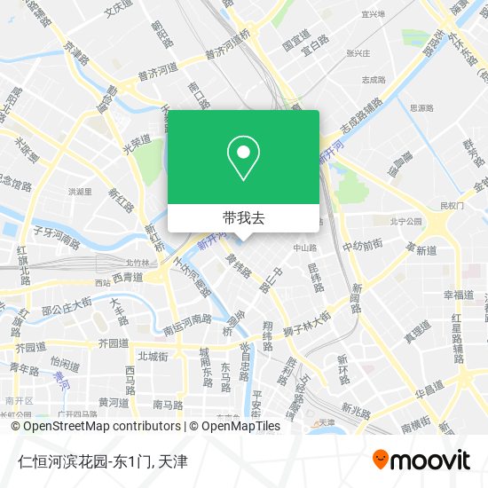 仁恒河滨花园-东1门地图