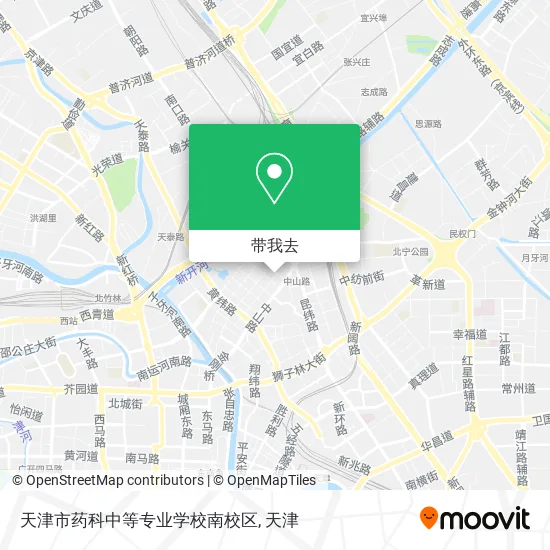 天津市药科中等专业学校南校区地图