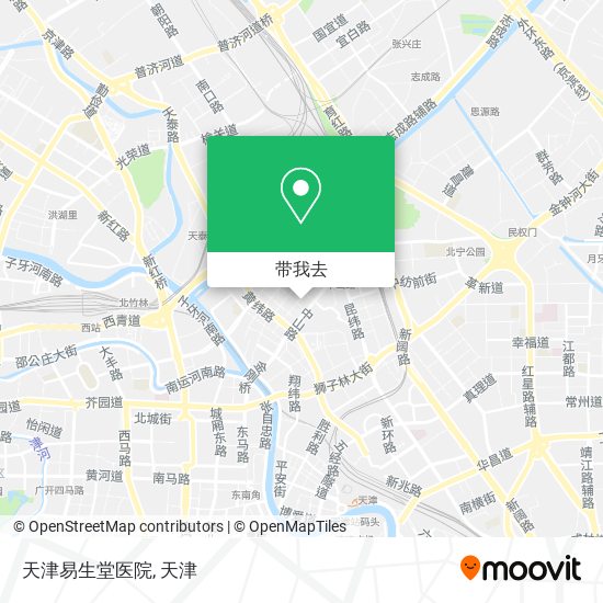 天津易生堂医院地图
