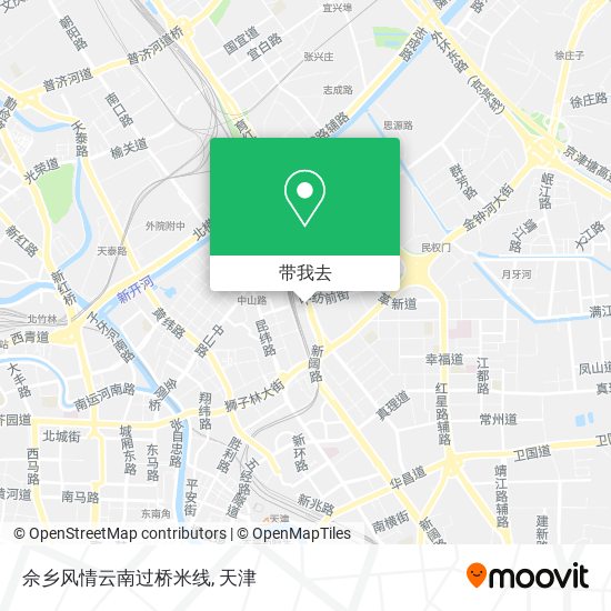 佘乡风情云南过桥米线地图