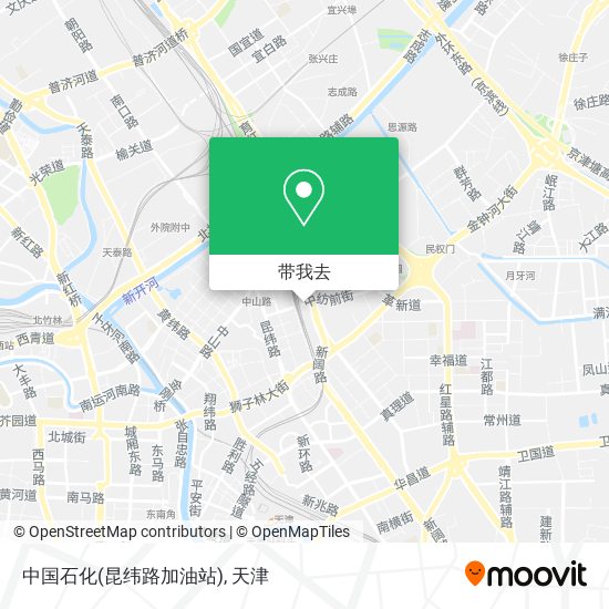 中国石化(昆纬路加油站)地图