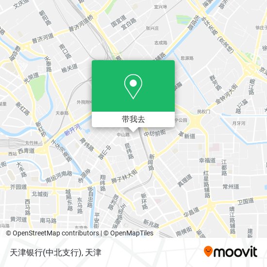 天津银行(中北支行)地图