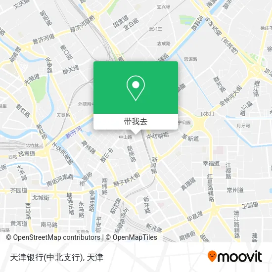天津银行(中北支行)地图