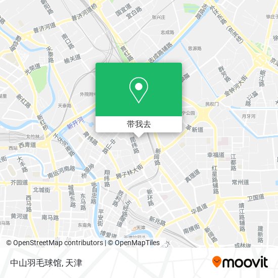 中山羽毛球馆地图