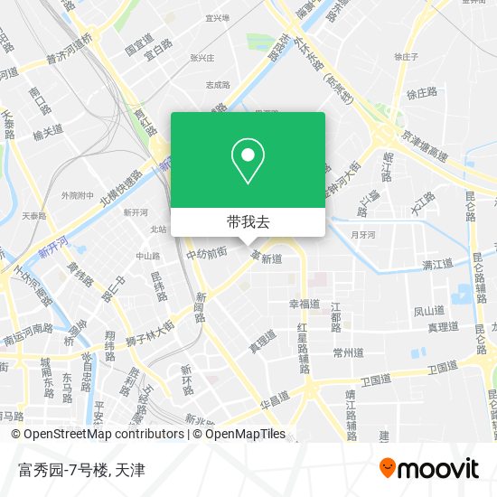 富秀园-7号楼地图