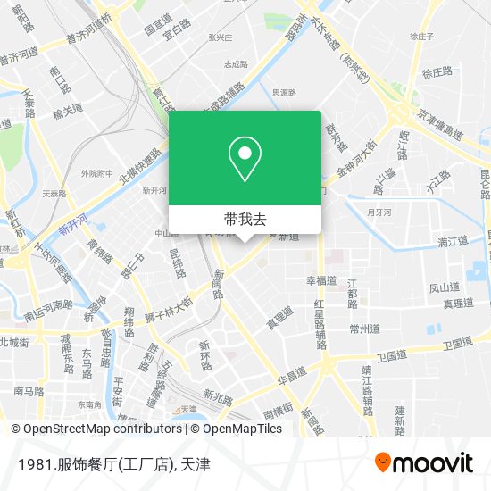1981.服饰餐厅(工厂店)地图