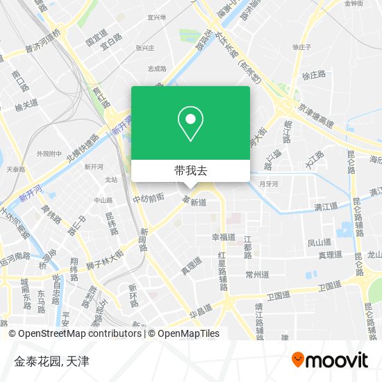金泰花园地图