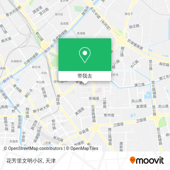 花芳里文明小区地图