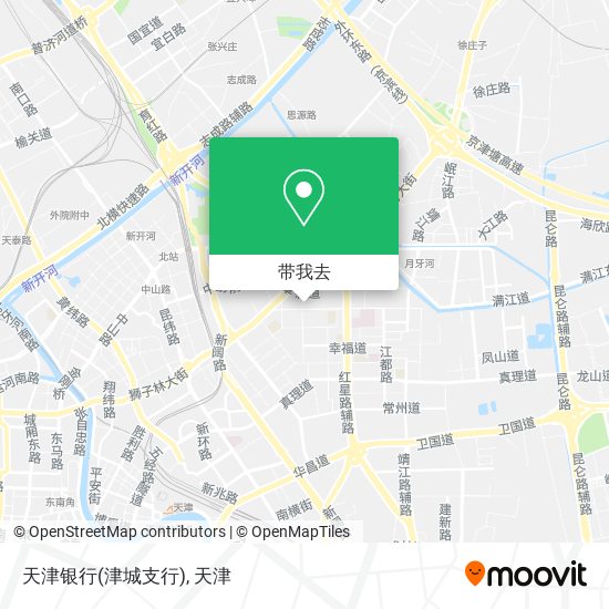 天津银行(津城支行)地图