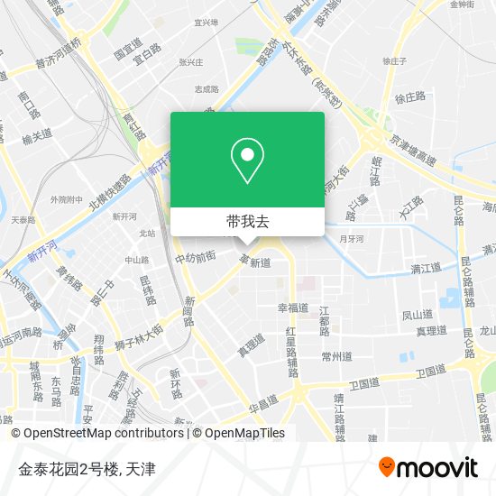金泰花园2号楼地图