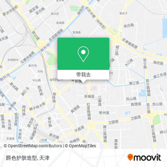 爵色护肤造型地图