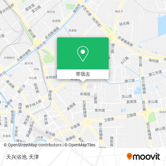 天兴浴池地图
