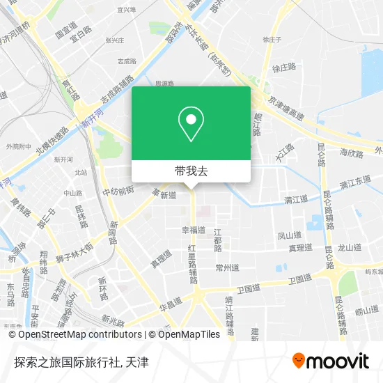 探索之旅国际旅行社地图