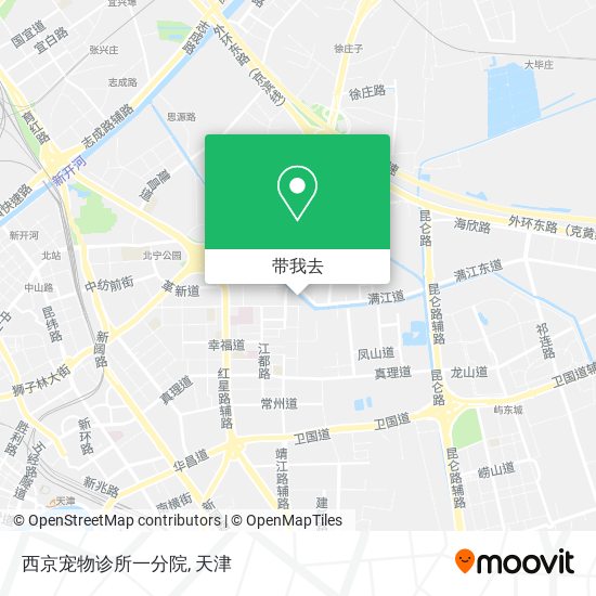 西京宠物诊所一分院地图
