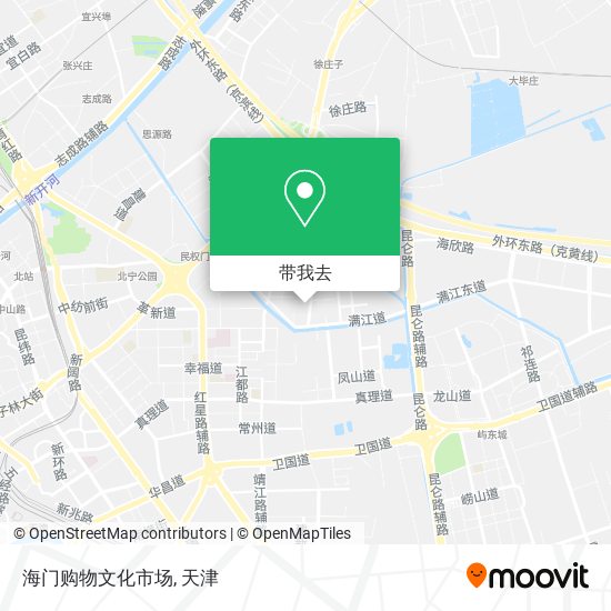 海门购物文化市场地图