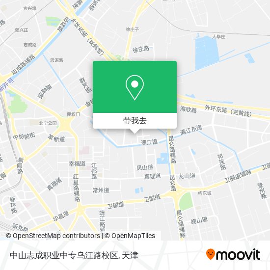 中山志成职业中专乌江路校区地图