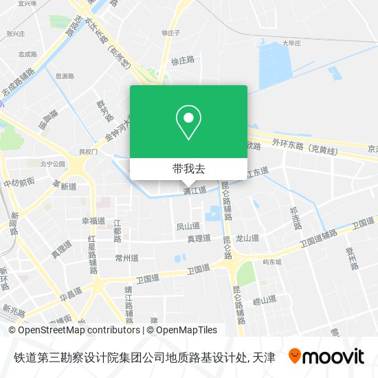 铁道第三勘察设计院集团公司地质路基设计处地图