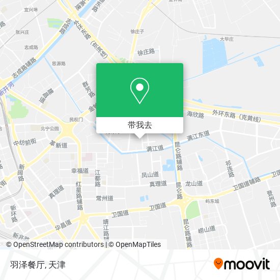 羽泽餐厅地图